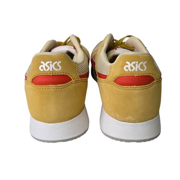 ASICS Mens Lyte Classic Sneakers Shoes Vanilla/Red Clay SZ 11 Suede Running - Picture 9 of 12